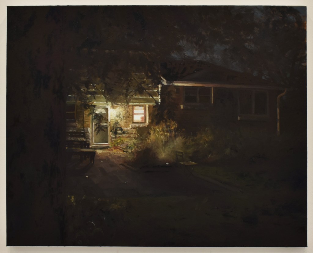 Visit 3, 2024, Oil on canvas, 24" x 30"