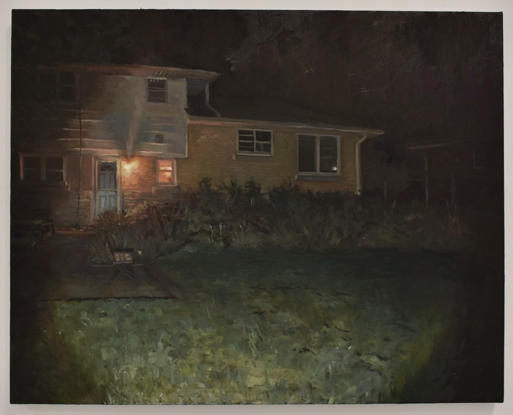 Visit 4, 2024, Oil on canvas, 24" x 30"