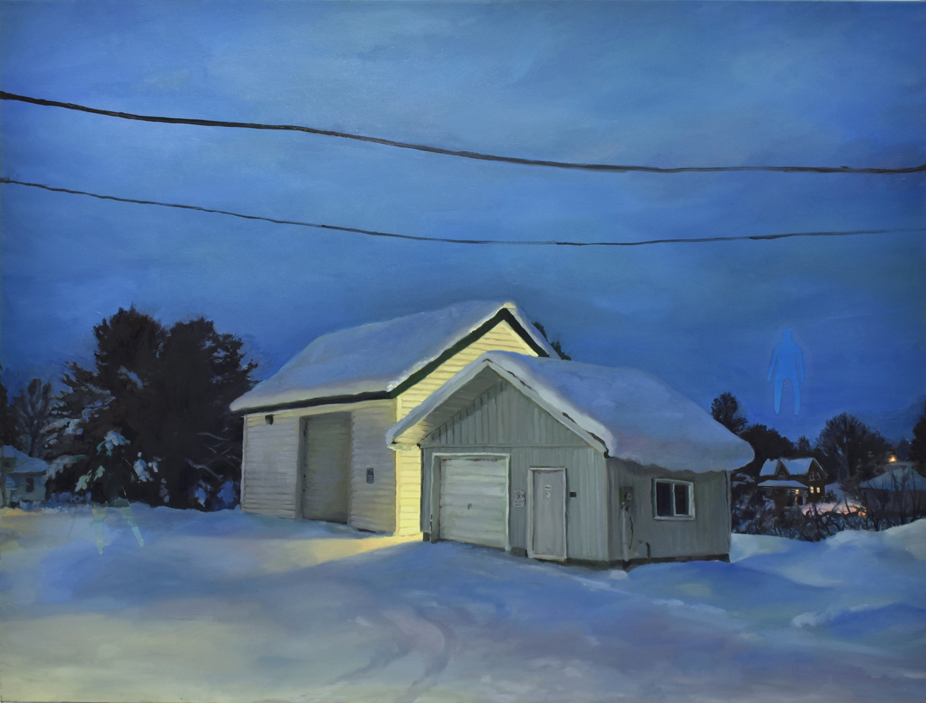 Magnetawan, 2023, Oil on canvas, 48" x 36"
