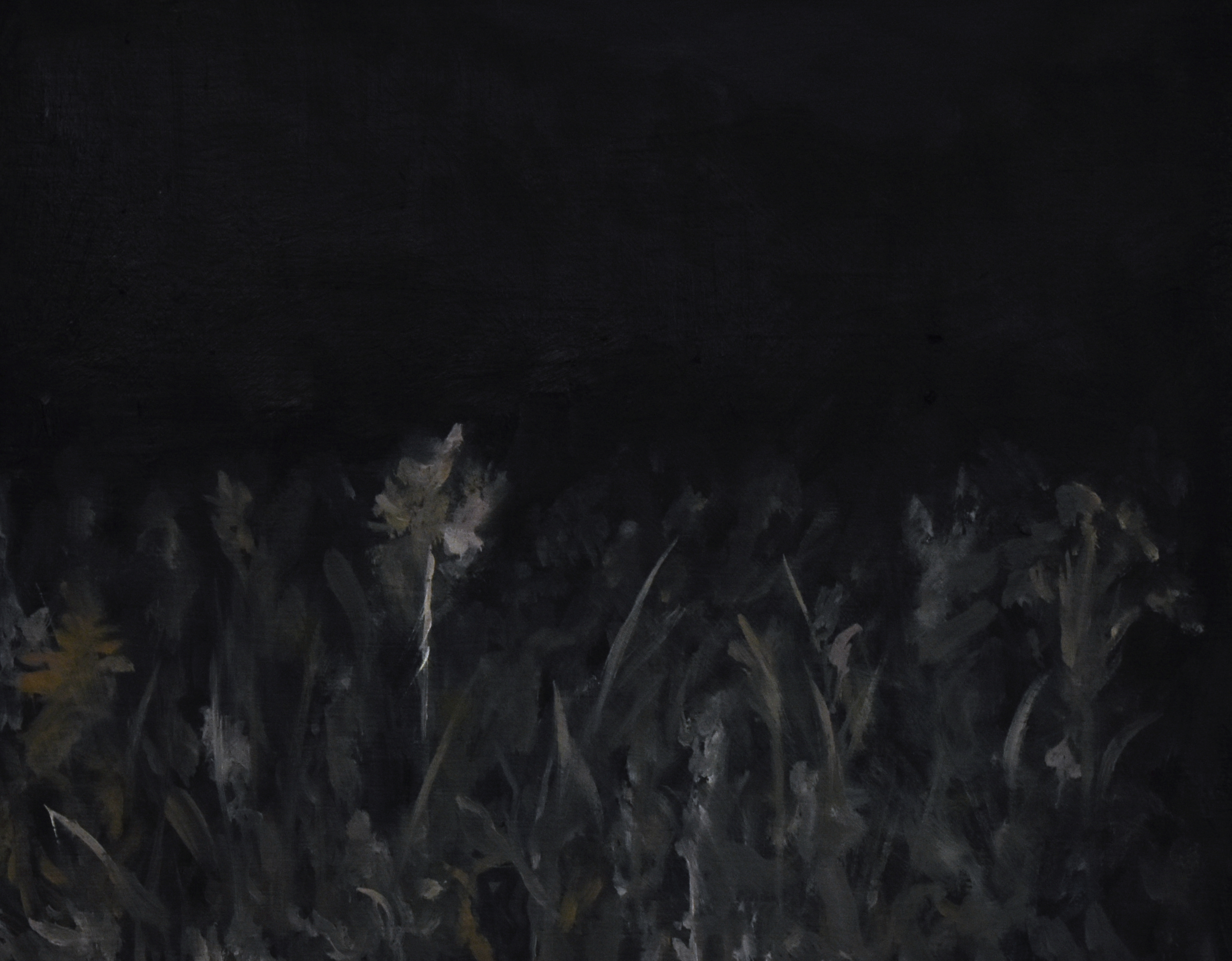 Space 4, 2023, Oil on wood panel, 6" x 8"