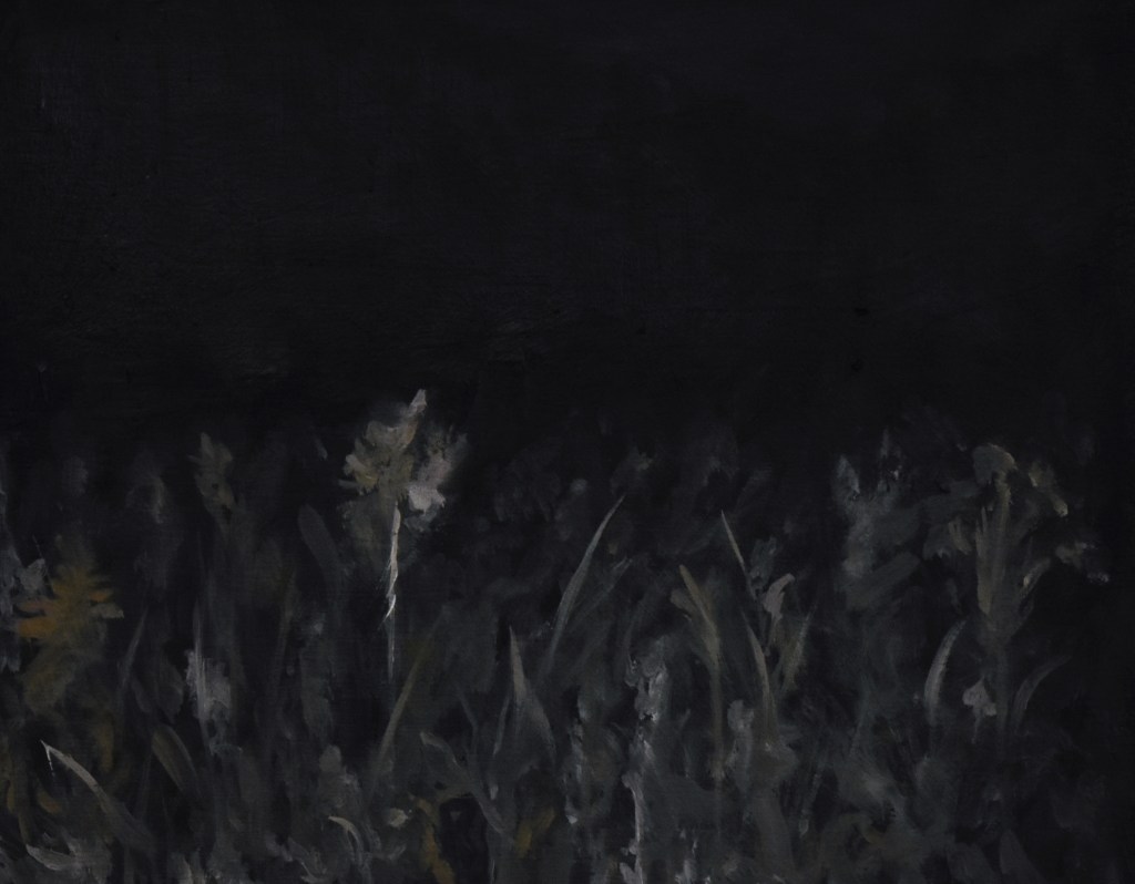 Space 4, 2023, Oil on wood panel, 6" x 8"