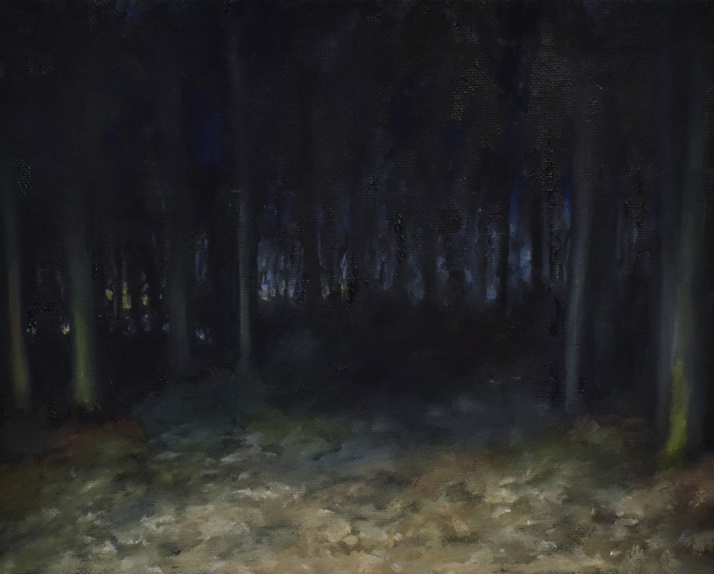 Forest, 2023, Oil on canvas, 8" x 12"