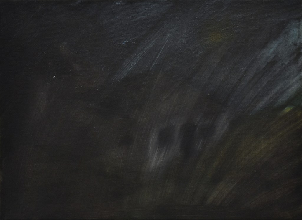 House, 2023, Acrylic on canvas, 8" x 12"