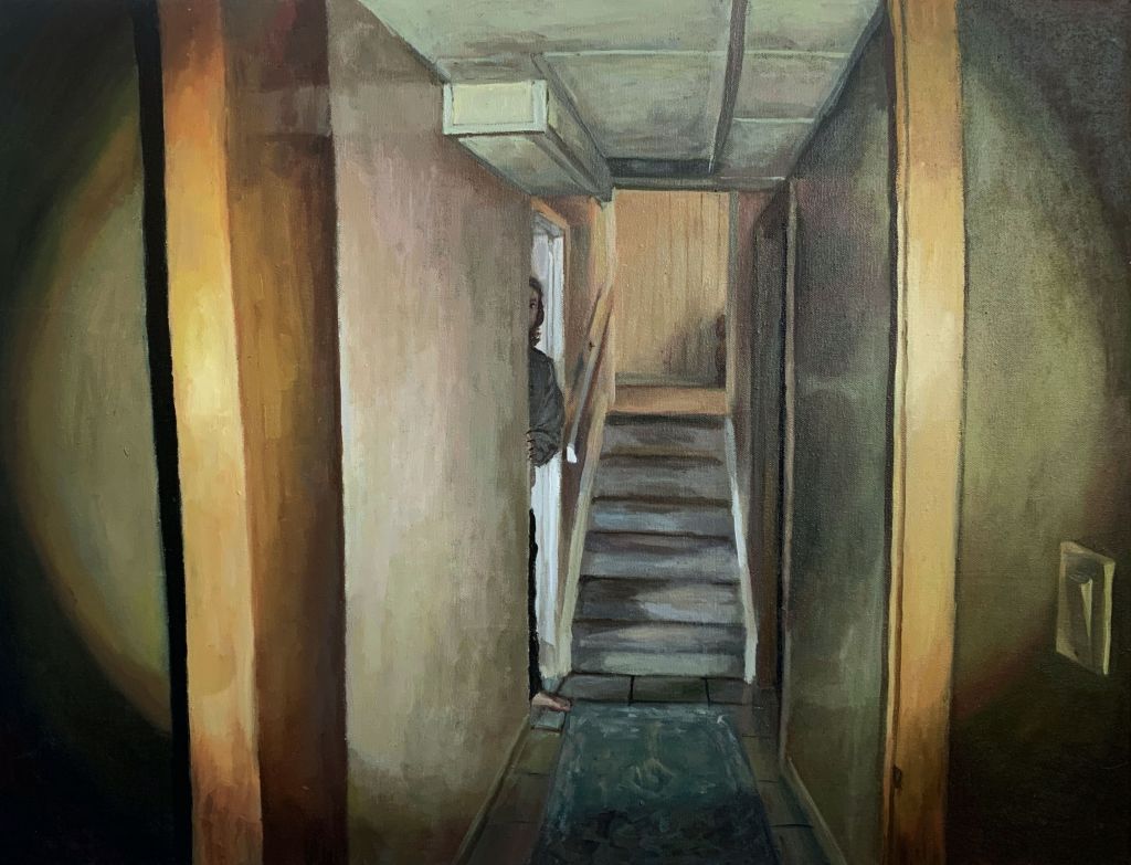 Picture Provided by Landlord, 2024, Oil on canvas, 24" x 30"