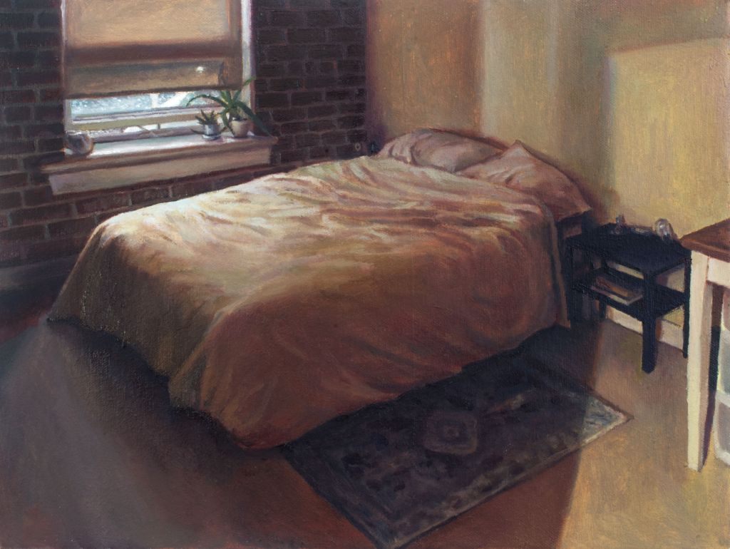 Apt 314, 2025, Oil on canvas,16 x 12.