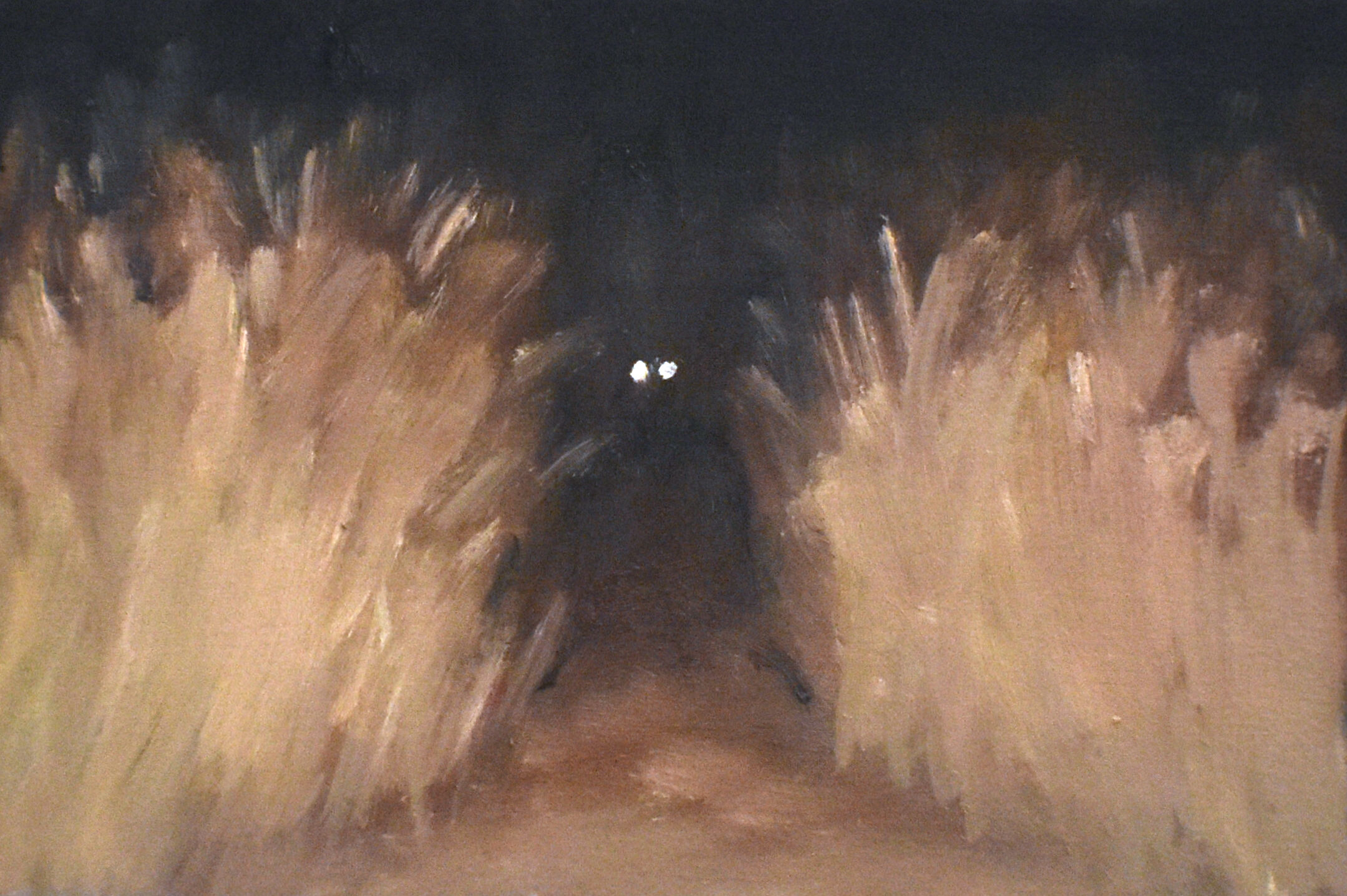 Field & Foe, 2023, Oil on canvas, 4" x 7"