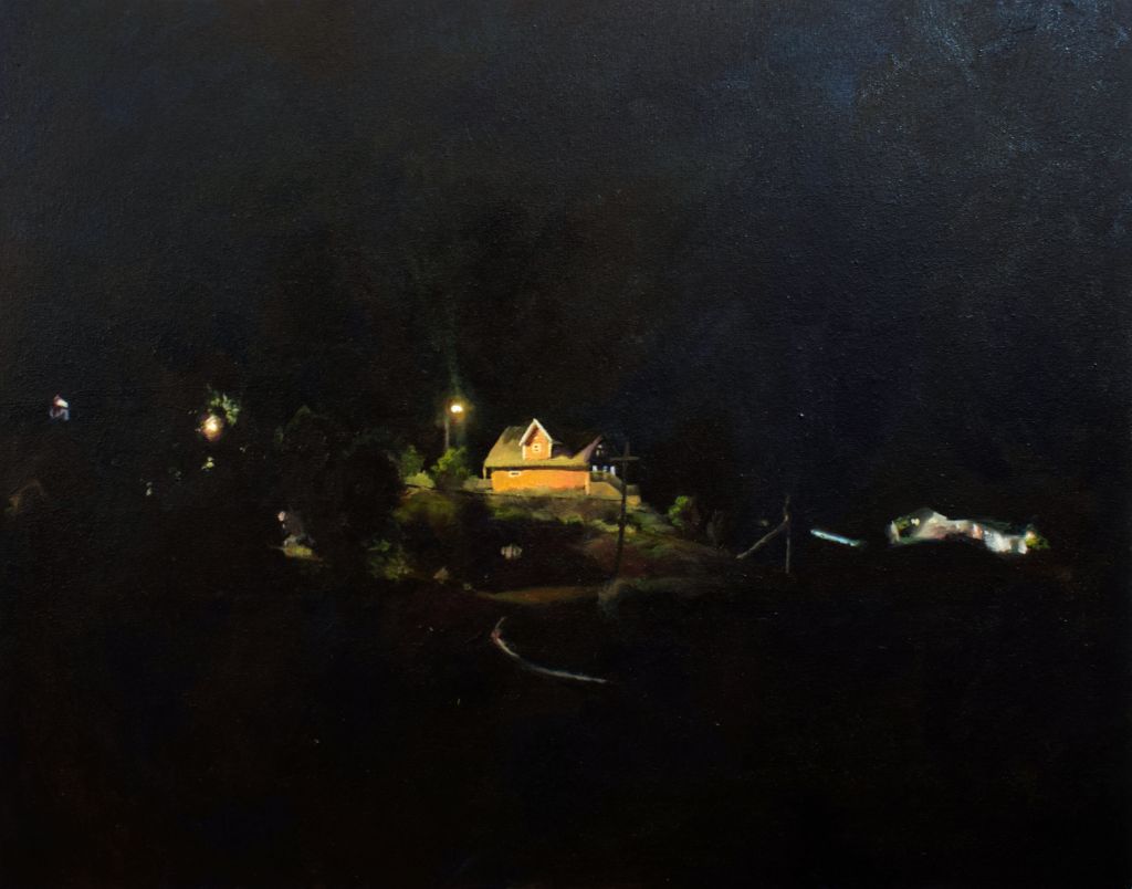 Freshwater, 2024, Oil on canvas, 24" x 30"