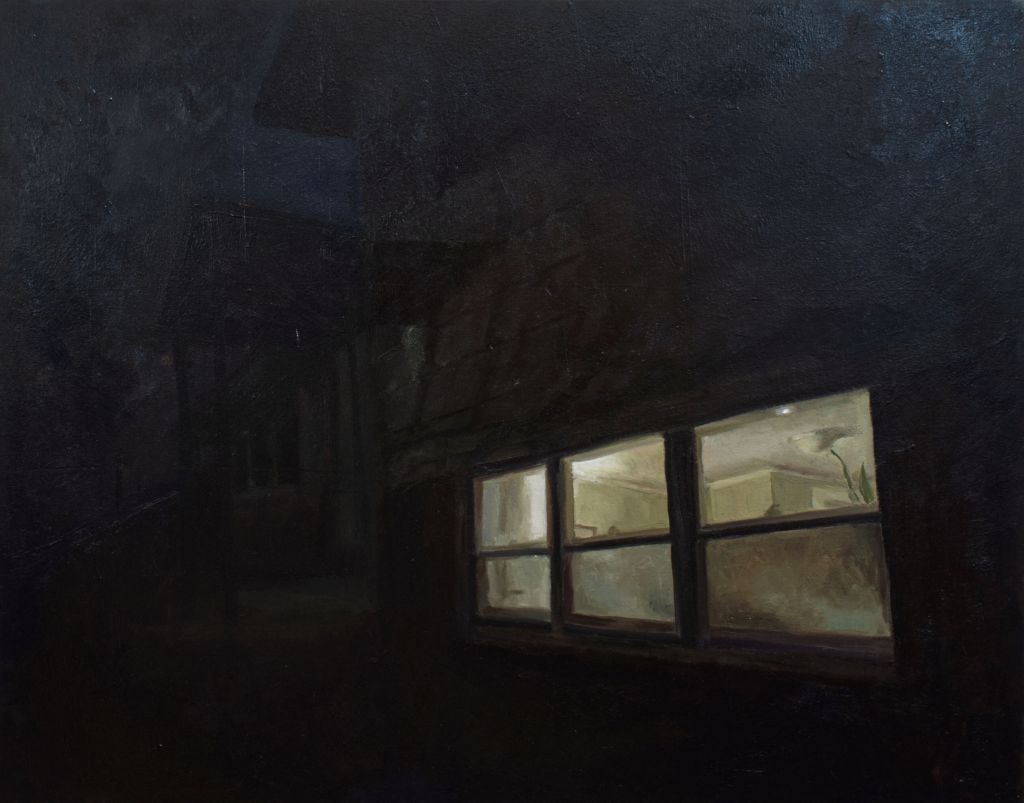 Visit 10, 2024, Oil on canvas, 24" x 30"