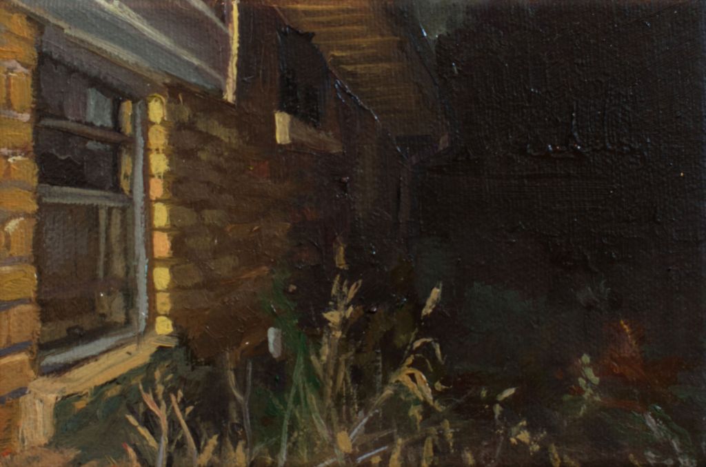 Visit 11, 2024, Oil on canvas, 24" x 30"