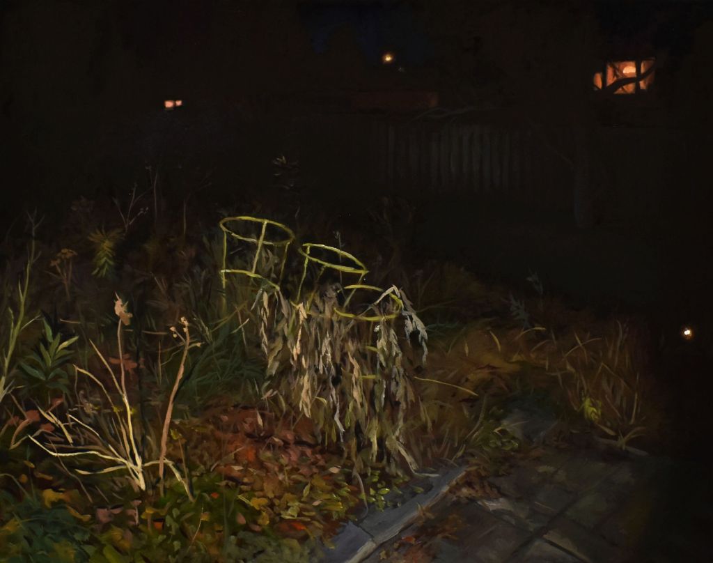 Visit 7, 2024, Oil on canvas, 24" x 30"